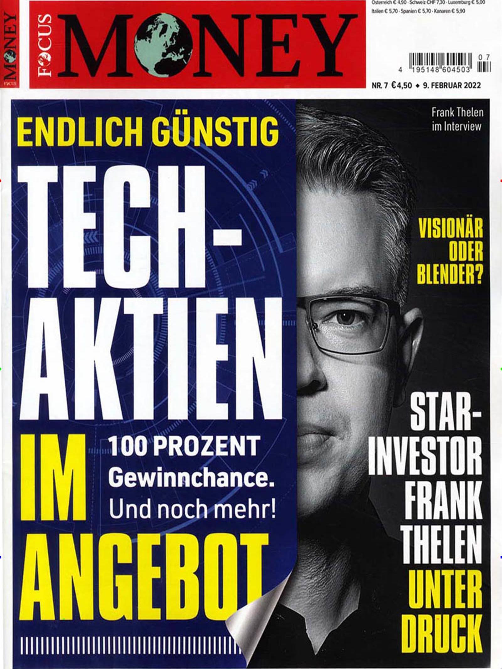 Focus Money – Star-Investor Frank Thelen